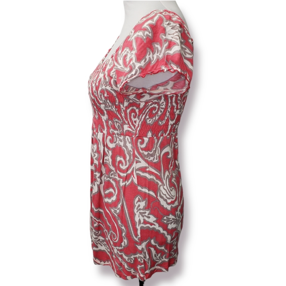 INC International Concepts Ruched Babydoll Top - Picture 4 of 7